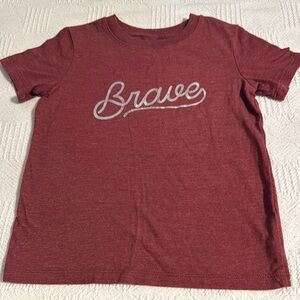 Cat & Jack Brave Graphic Tee - Red